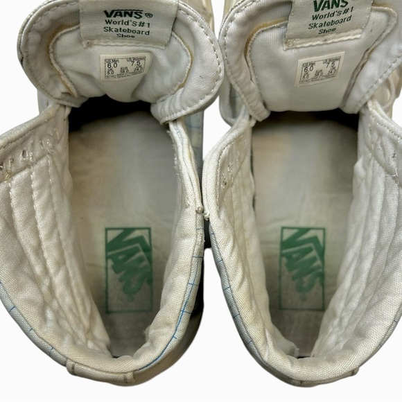 Vans Sk-8 High-Top Save the Planet Sneakers. Men size 6.0 Women's 7.5 - Picture 8 of 11